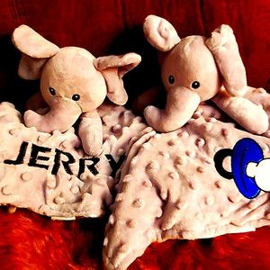 Custom designed baby bibs and burping cloth